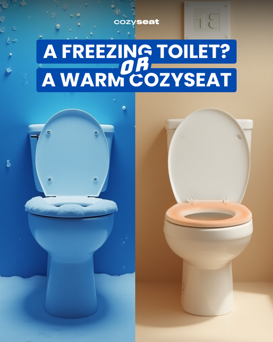 Tired of Sitting on Cold Toilet Seats? Try This